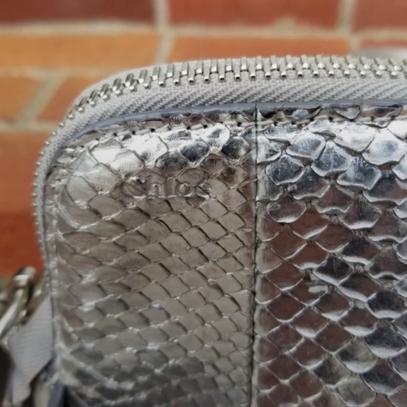 Limited Edition Chloe Python Heloise in silver - Picture 12 of 16